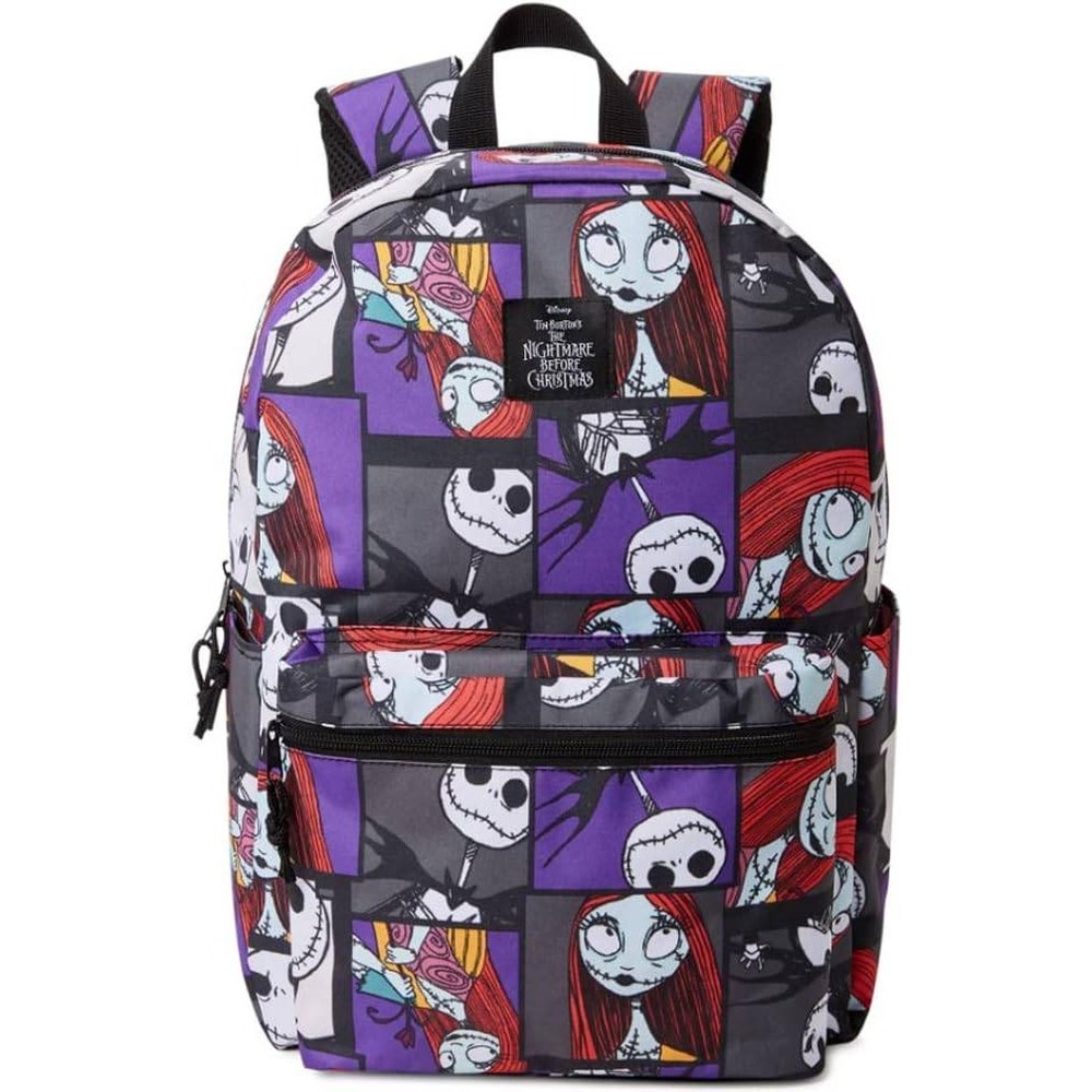 Disney Nightmare Before Christmas Jack Sally AOP Backpack 17" Laptop Sleeve New